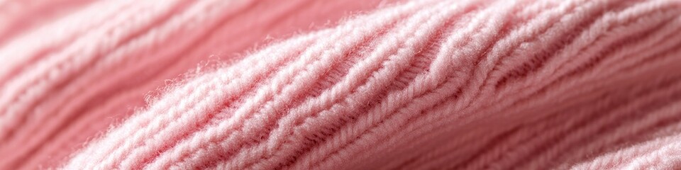 detailed close-up of corduroy fabric texture in soft pastel pink with visible ribbing and natural light creating depth