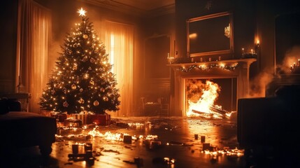 The Dangers of Holiday Decorations and Fire Hazards