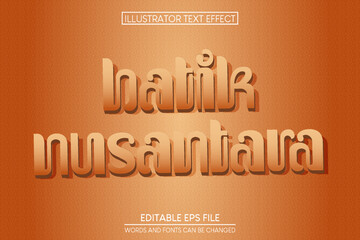 Batik Nusantara Text Effect