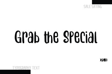 Grab the Special Sale Text Banner Design Typography Template