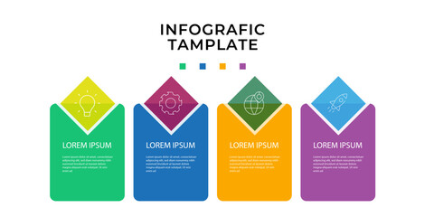 Modern Business Infographic Design Template with Data Visualization