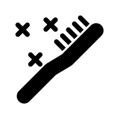 Toothbrush icon template