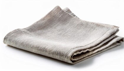 linen napkin isolated on white background