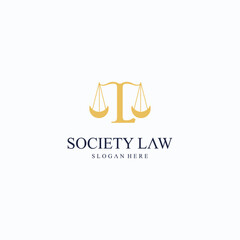 collection of justice logos, creative justice logos in gold color.