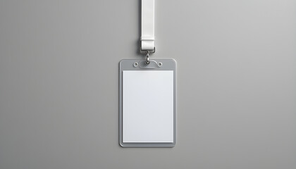 professional corporate id card template, clean id card design with realistic mockup