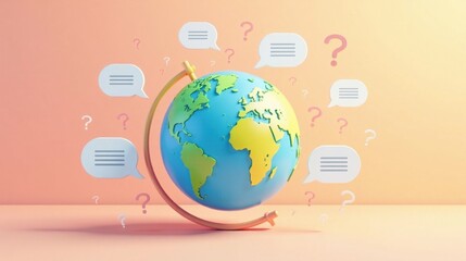 Global Communication and Inquiry A Conceptual Representation of Worldwide Questions and Dialogue