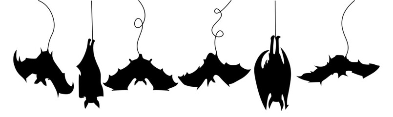 hanging illustrastion background bat halloween day