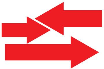 Straight pointed arrow icon. Black arrow pointing to the right. Black direction pointer