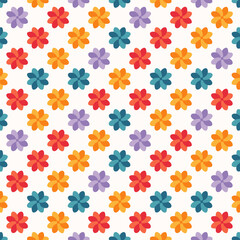 Seamless floral pattern design background