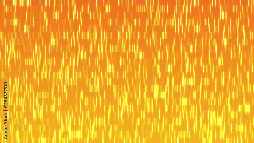 Poster glowing 4k loopable orange background with fine vertical lines