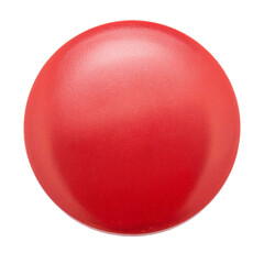 close-up of glossy red tablet pill isolated on white background, pharmaceutical medicine tablet for healthcare and medical concept, isolated background
