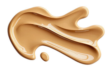 Paint stain concept. Brown liquid splash, perfect for design and creative projects.