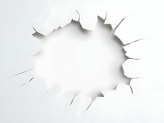 Abstract White Crack Background Illustration