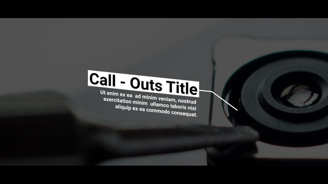 Call - Outs 8