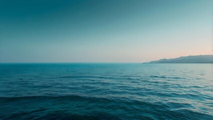 Obraz premium Calming Ocean-Inspired Gradient Background with Teal, Turquoise, and Sky Blue