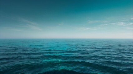 Obraz premium Calming Ocean-Inspired Gradient Background with Teal, Turquoise, and Sky Blue