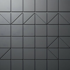 Dark Gray Geometric 3D Abstract Background