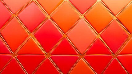 Obraz premium Red Orange 3D Abstract Background