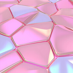 Pink & Purple 3D Abstract Background