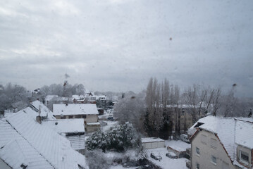 Snow and winter in Bochum