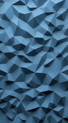 Obraz premium Abstract 3D Blue Polygonal Background