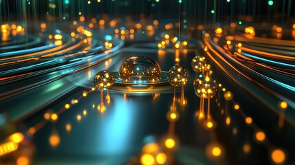 Quantum network infrastructure with dynamic entangled particles linking quantum computers for fast data exchange