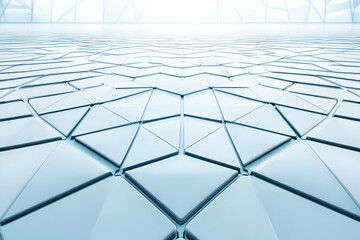 Abstract 3D Geometric Background