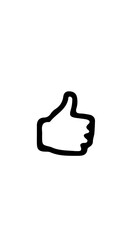 me gusta icono pulgar