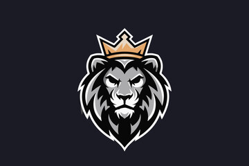Fototapeta premium Lion mascot logo design vector with modern illustration