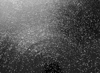 White salt on black asphalt texture