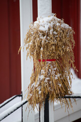 christmas sheaf in the winter 