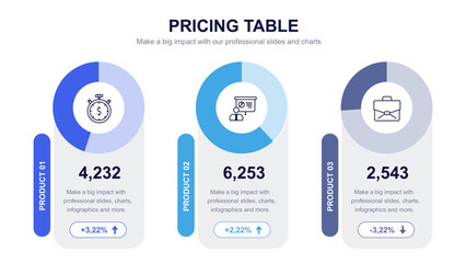 Set of blue elements for multipurpose presentation template slides with graphs and charts. Leaflet, corporate report, marketing, advertising, annual report, book cover design.
