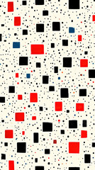 Fototapeta premium Retro Geometry: A Timeless Fusion of Vintage Shapes and Modern Design