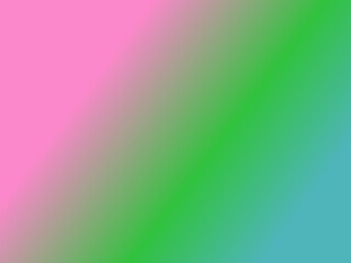 Multicolor gradient abstract background of green , soft blue, pink and green for modern illustration template. Blurred color pattern concept. Grainy effect for pastel color concept