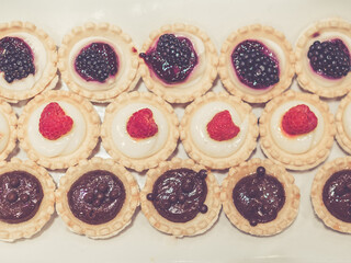 Full Frame Sweet Dessert Cookie Pastry Baked Goods Background
