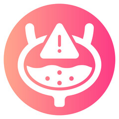 cystitis gradient icon