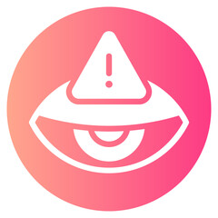 drowsiness gradient icon