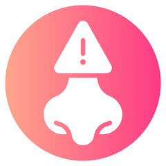 nose gradient icon