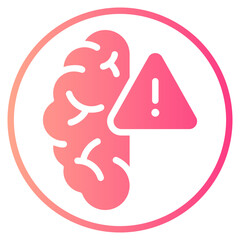 brain gradient icon