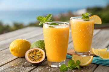 Ready-to-drink passion fruit lemonade
