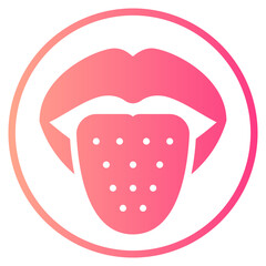 scarlet fever gradient icon