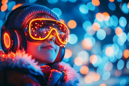 A young adult customizing their character in a video game on a high-performance gaming PC