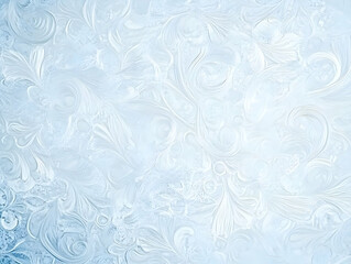 Abstract Swirls Winter Background Illustration
