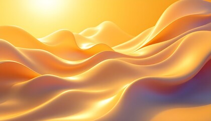 Obraz premium Abstract yellow-orange background with a circle texture. Great for banners, posters, covers, web, etc. Multicolored papercut wave background design background poster. Summer waves background 