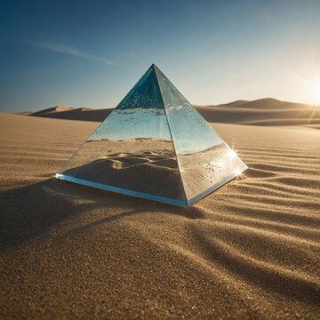 pyramid of sand
