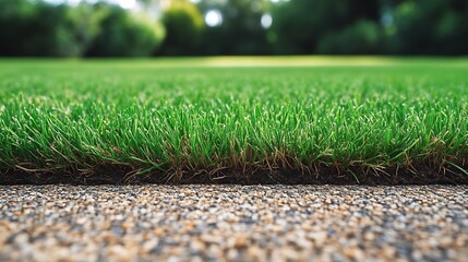 Lush Green Grass: A Serene Close-Up