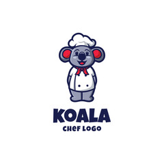 Koala Chef Mascot Logo