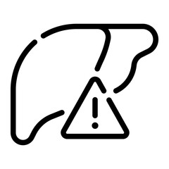liver line icon