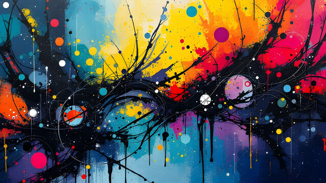 Grafitty Abstract Background
