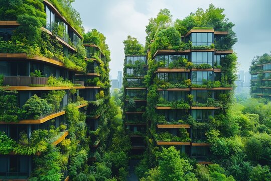 Gr&uuml;ne Architektur: Zukunftsst&auml;dte mit begr&uuml;nten Hochh&auml;usern